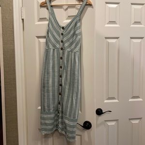 Universal Thread Green button up dress from Target